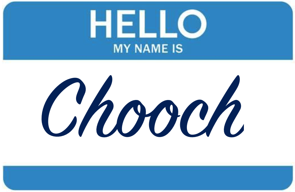 Chooch Name Graphic