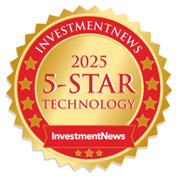 InvestmentNews 2025 Technology Award Logo InvestmentNews 2025 Technology Award Logo