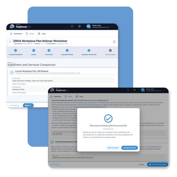 ERISA Rollover Flows Preview